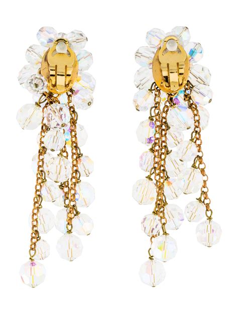 chanel chandelier earrings|Chanel earrings price list.